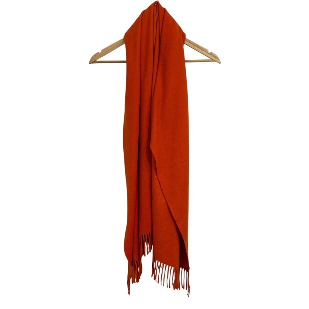 Hermes Authentic Orange Scarf - image 2